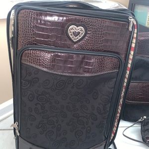Brighton 2 Piece Vintage Suitcase with Cover